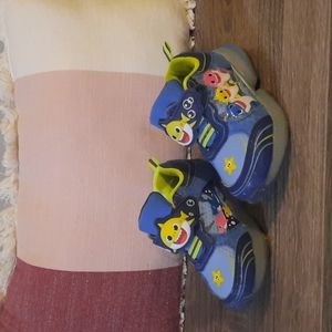 Toddler baby shark light up shoes